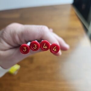 2 Pair Of Vintage ACE England Knitting Size 3 & 4 Needles 14" Length Grey